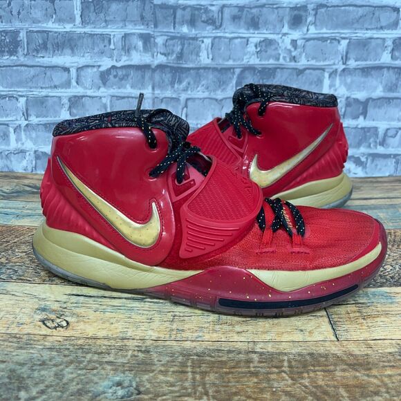 Nike Kyrie 6 All Star Trophies Red Gold Basketball Shoe CD5026-900 Mens Size 12 - Picture 2 of 13